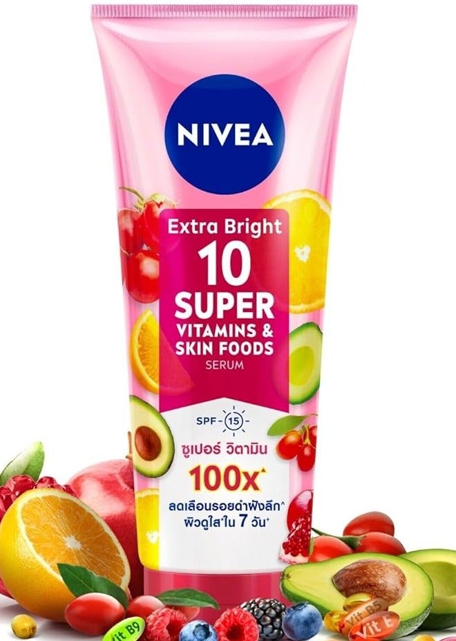 Extra Bright Vitamins & Skin Foods Serum 180ML